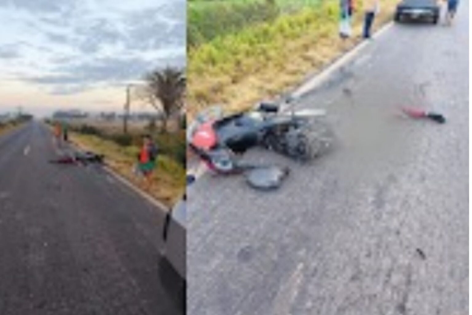 Motociclista morre em grave acidente na BR-155