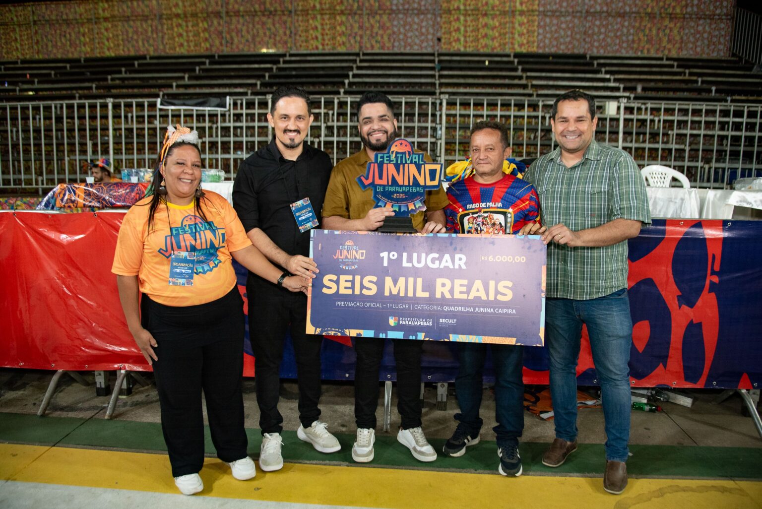 Rabo de Palha é a grande campeã da categoria caipira no Festival Junino de Parauapebas