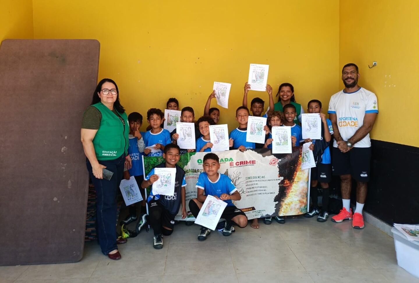 Prefeitura de Parauapebas realiza oficina contra queimadas no bairro Nova Carajás