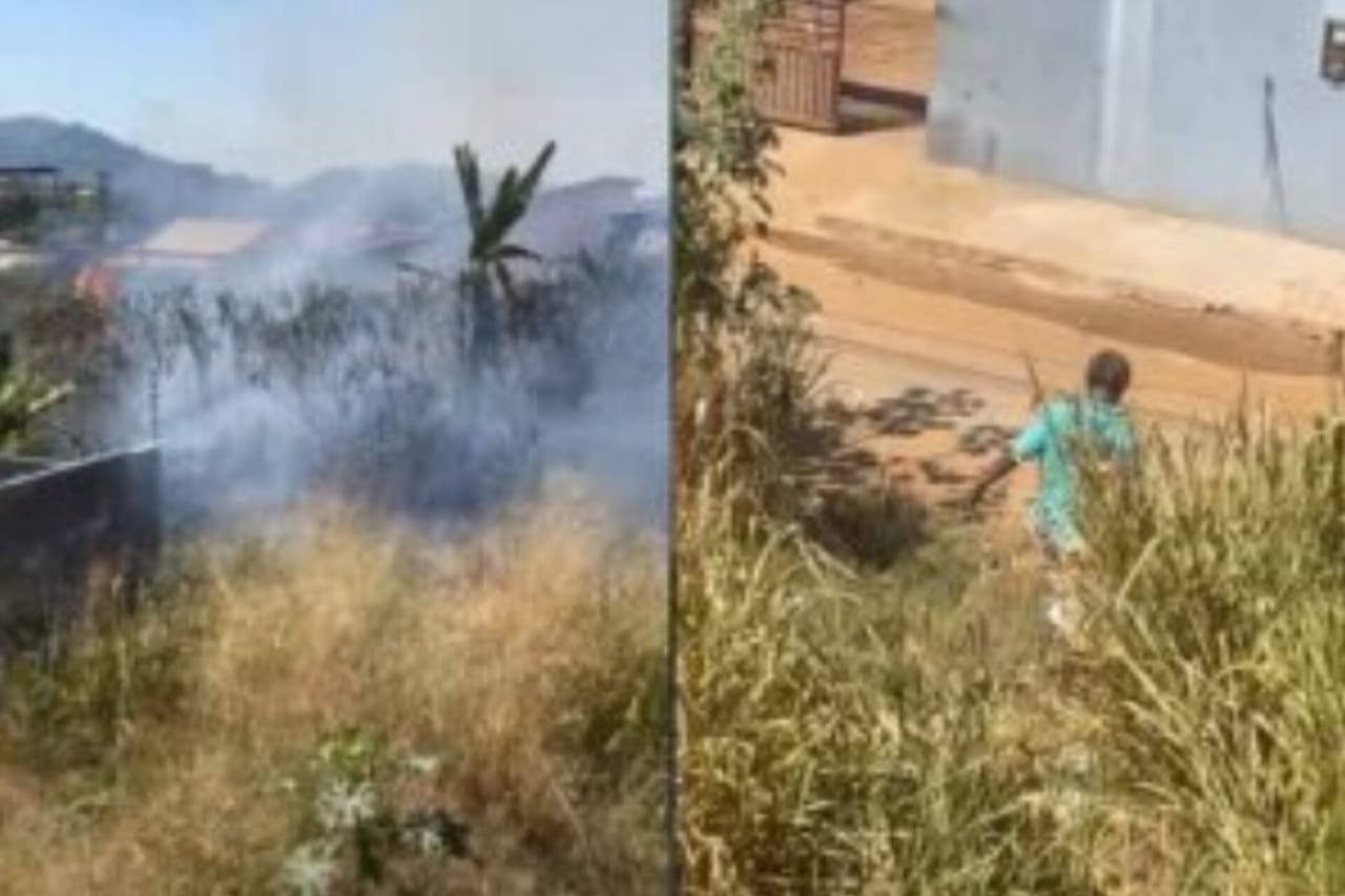 Idoso é preso por provocar incêndio ao queimar fios para extrair cobre em Parauapebas