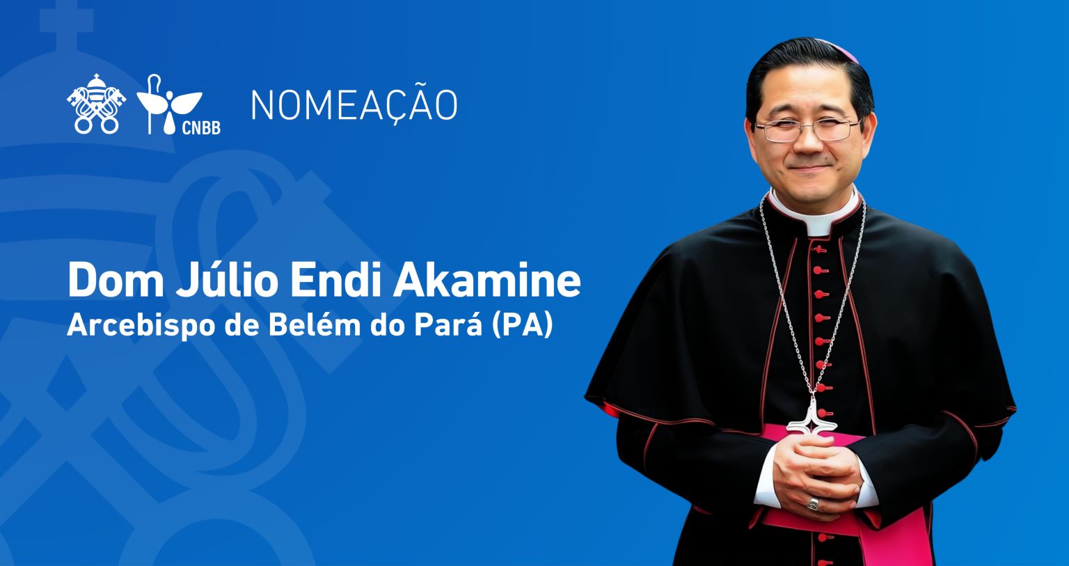Papa Leão XIV nomeia dom Júlio Akamine como novo arcebispo de Belém do Pará