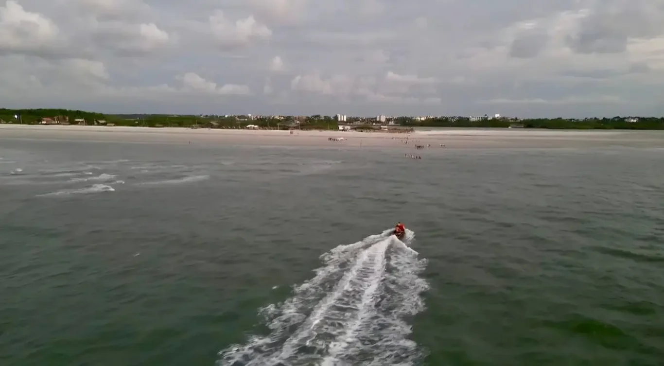 Drone e jet ski ajudam a salvar duas mulheres de princípio de afogamento no Pará