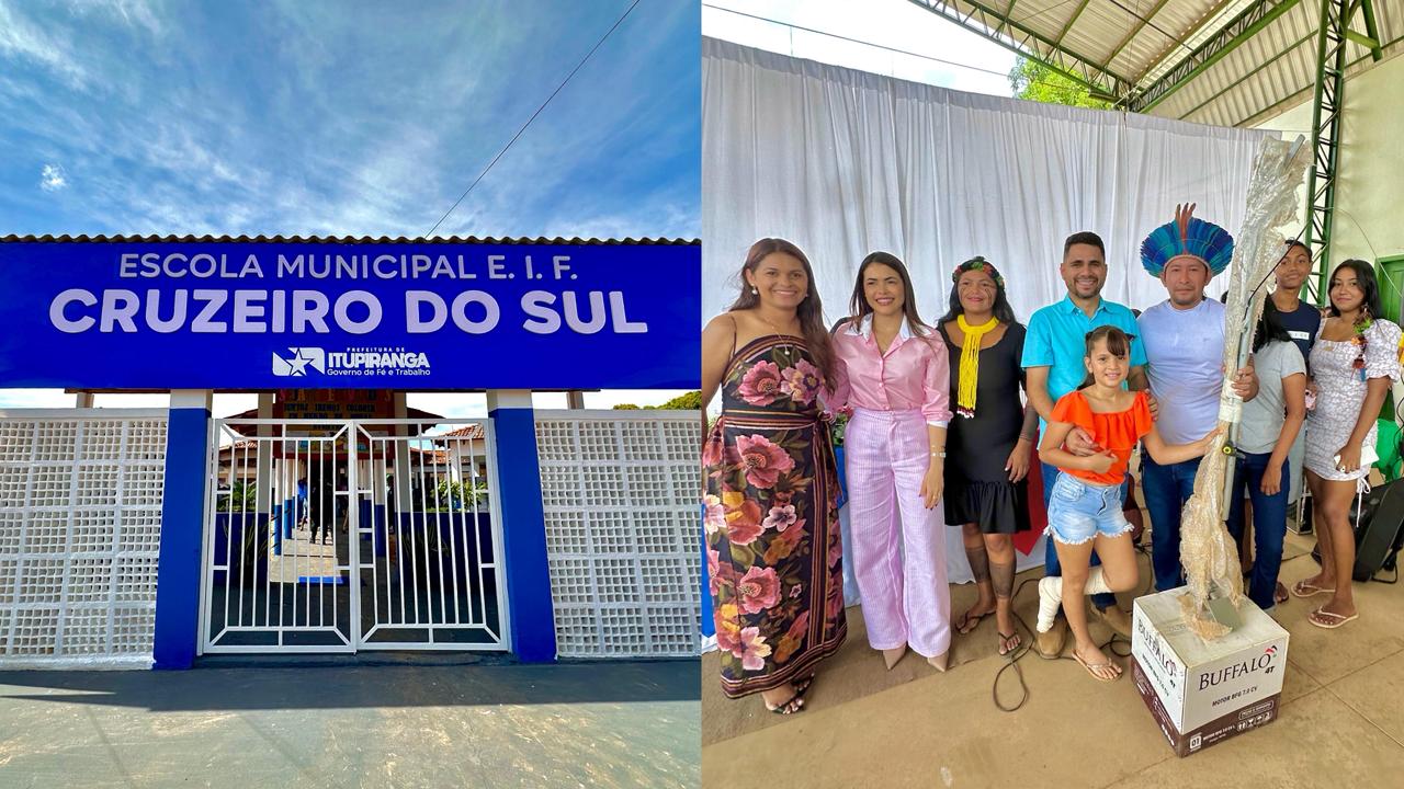Reforma e ampliação da escola de Cruzeiro do Sul é entregue com ações sociais em Itupiranga