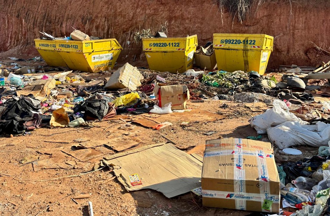 Prefeitura reforça alerta sobre descarte irregular de lixo e entulhos em Parauapebas