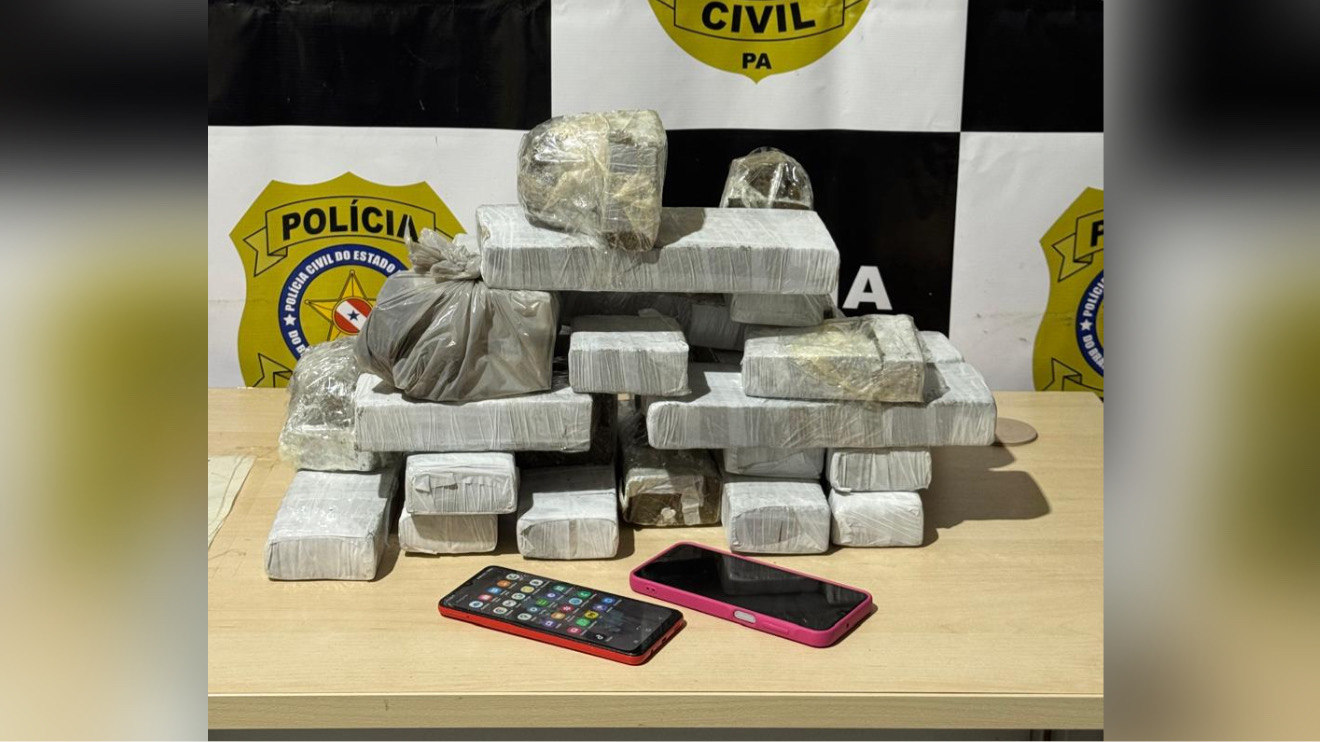 Irmãs são presas com quase 15 kg de maconha em Castanhal, no nordeste do Pará
