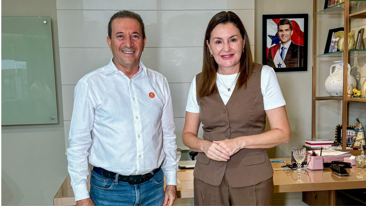 Hana Ghassan lidera pesquisa para 2026 e fortalece diálogo político com Márcio Miranda