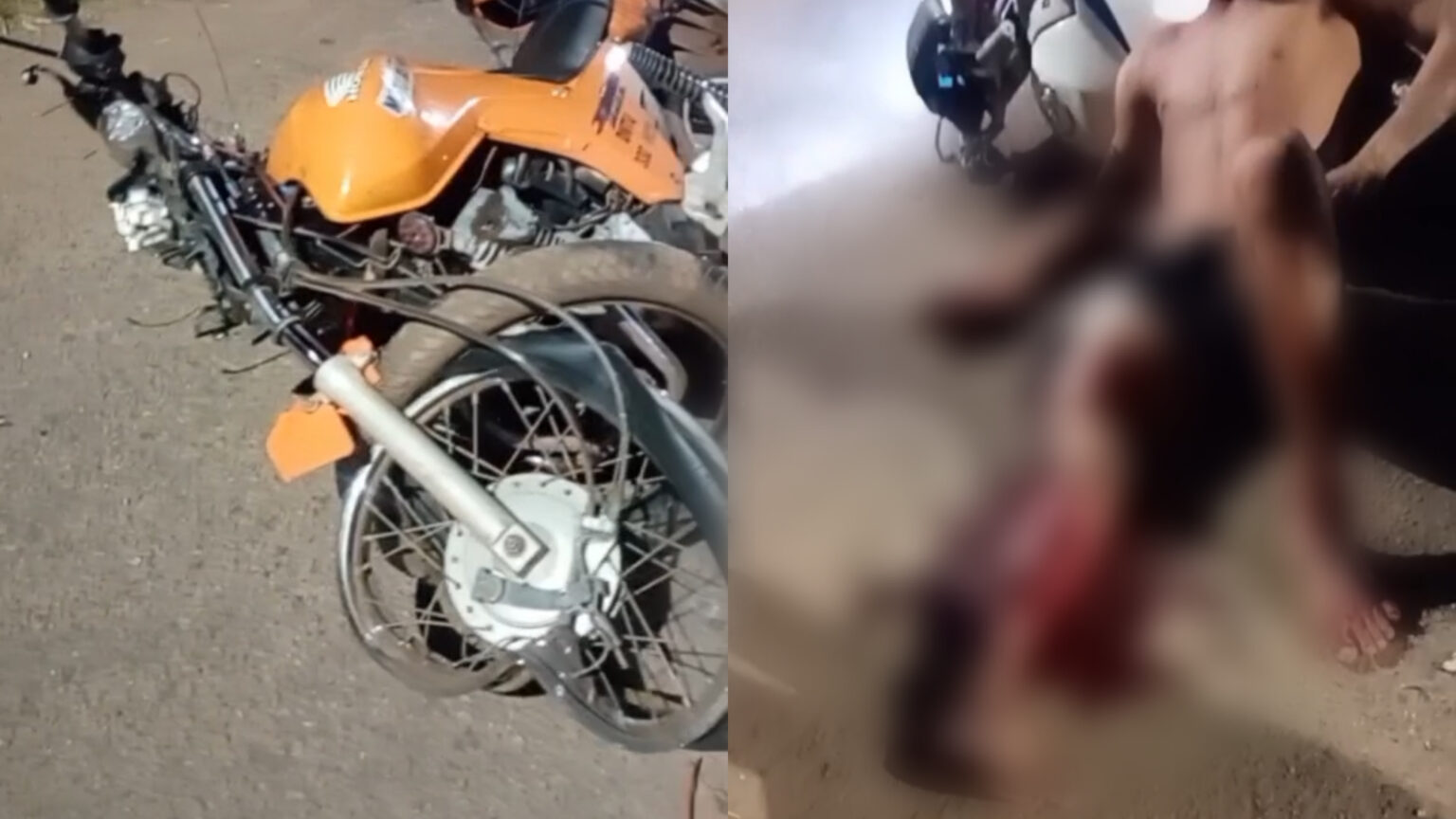 Acidente entre motocicletas deixa dois feridos na BR-222, em Marabá