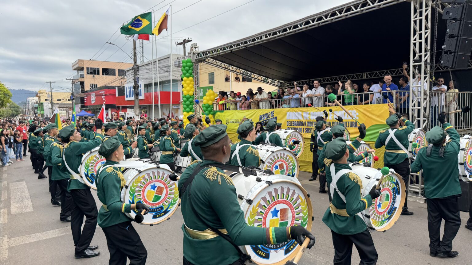 Prefeito Aurélio Goiano faz história ao reviver tradição do desfile de 7 Setembro em Parauapebas