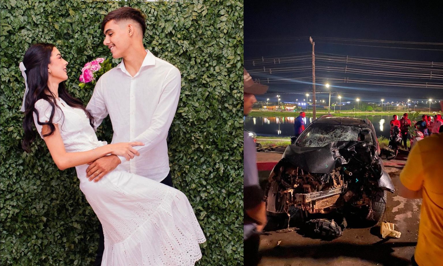 Recém-casados morrem em acidente em Parauapebas; motorista apresentava sinais de embriaguez