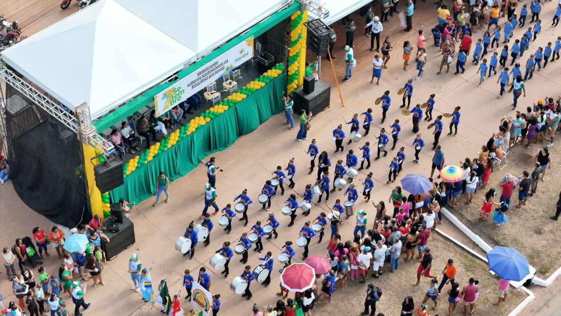 Desfile da Semana da Pátria reúne milhares em celebração cívica em Marabá