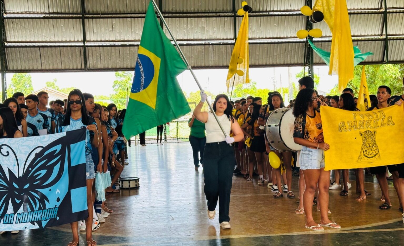 Escola Dr. Gabriel Sales Pimenta realiza abertura dos jogos escolares internos 2025 em Marabá