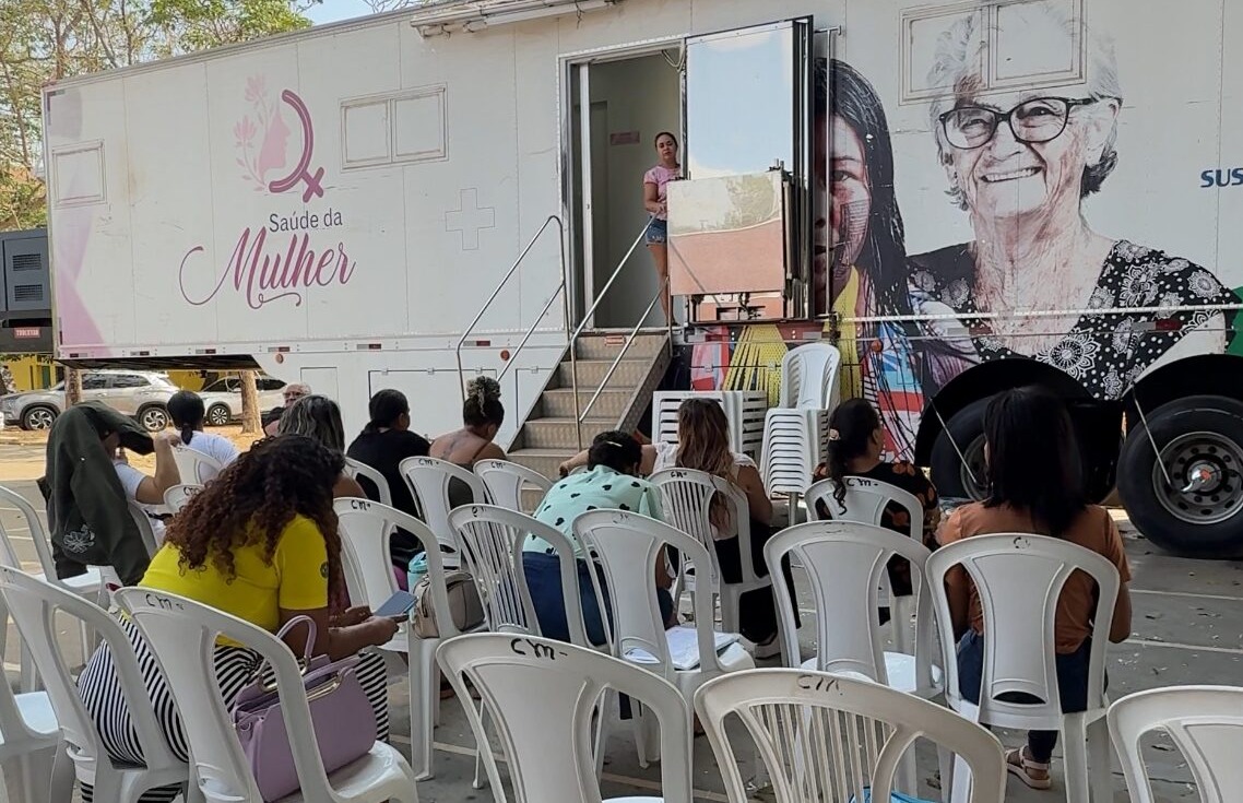 Carreta Saúde da Mulher realiza exames gratuitos em ação da Prefeitura de Parauapebas