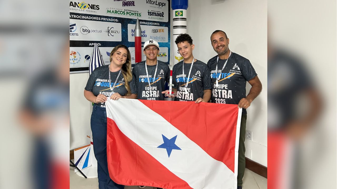 Estudantes de Marabá conquistam segundo lugar nacional na Jornada de Foguetes