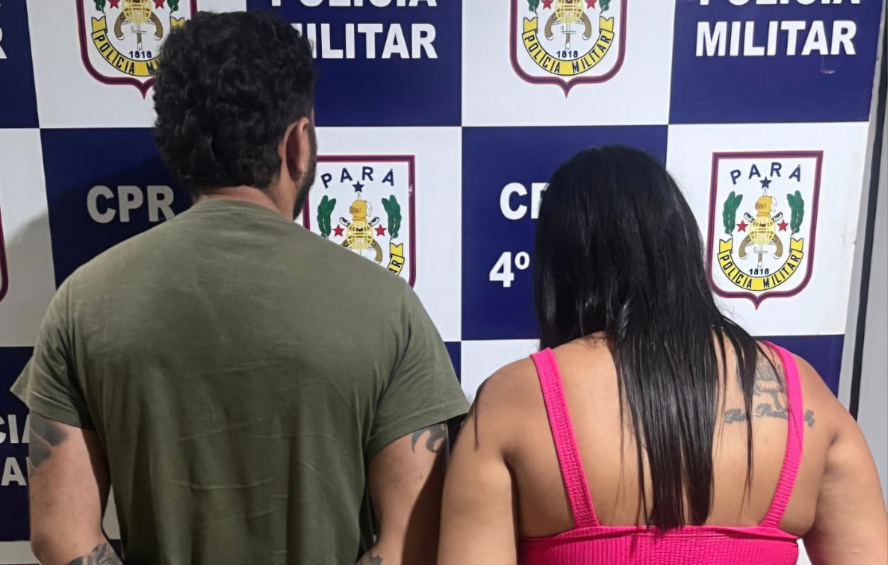 PM prende casal foragido por homicídio em Marabá