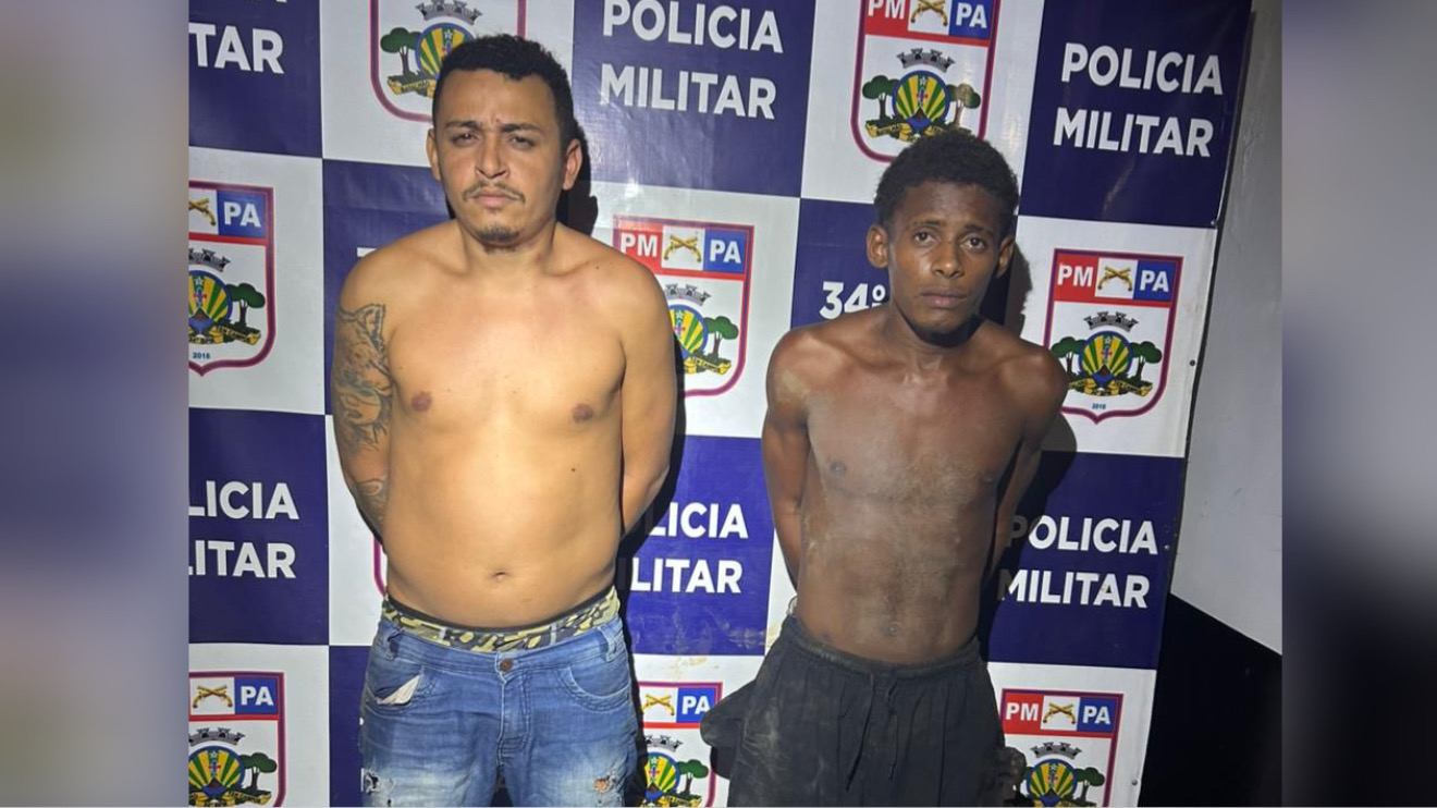 Polícia Militar prende dois homens com drogas enterradas no quintal em Marabá