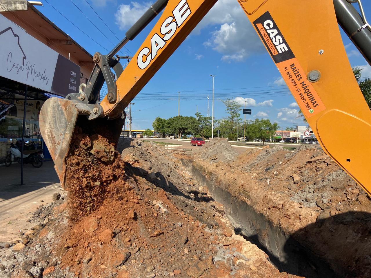 Prefeitura executa obra de drenagem para acabar com alagamentos no núcleo Morada Nova, em Marabá