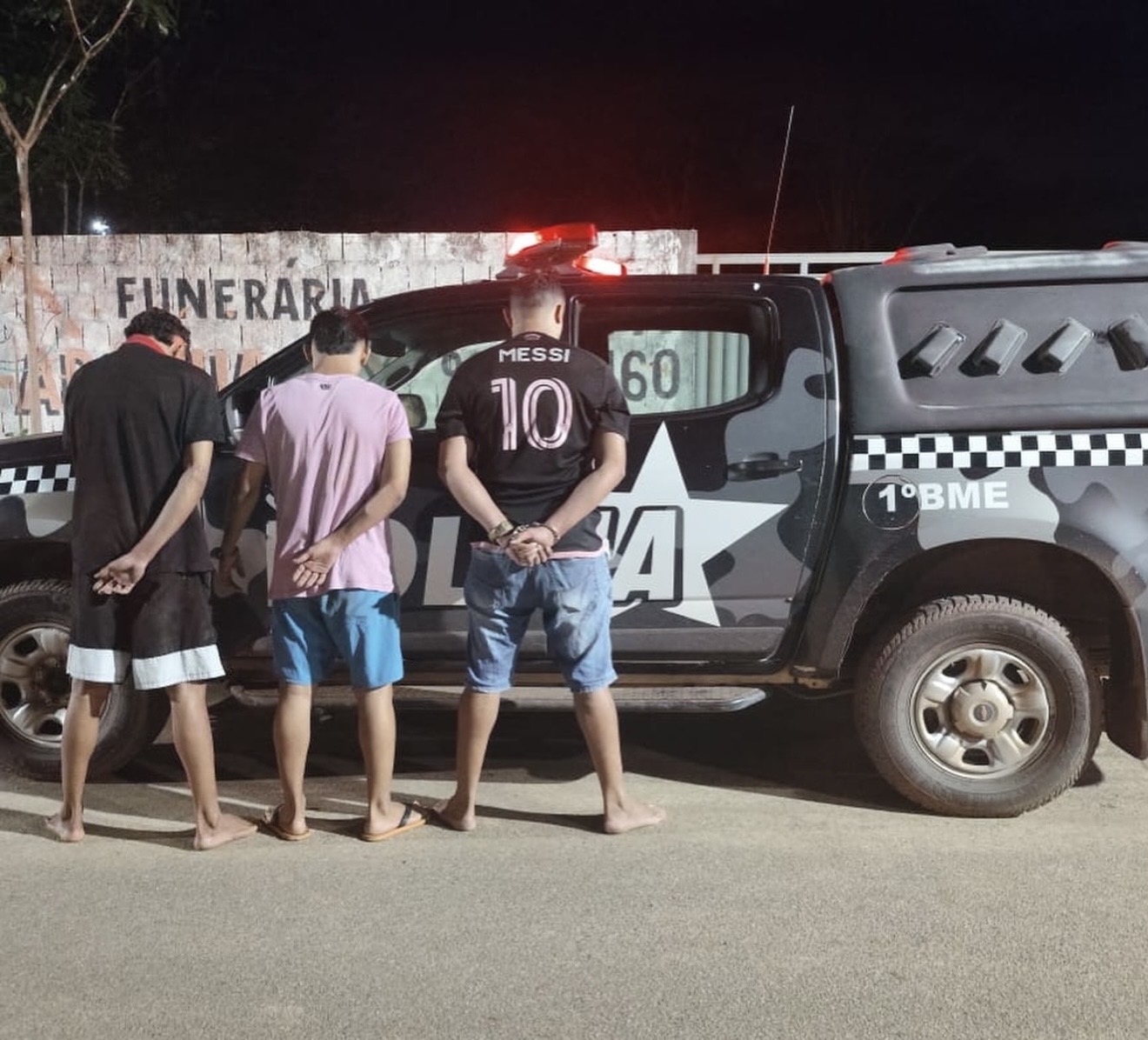 Três homens são presos por tráfico de drogas durante patrulhamento na Folha 27, em Marabá