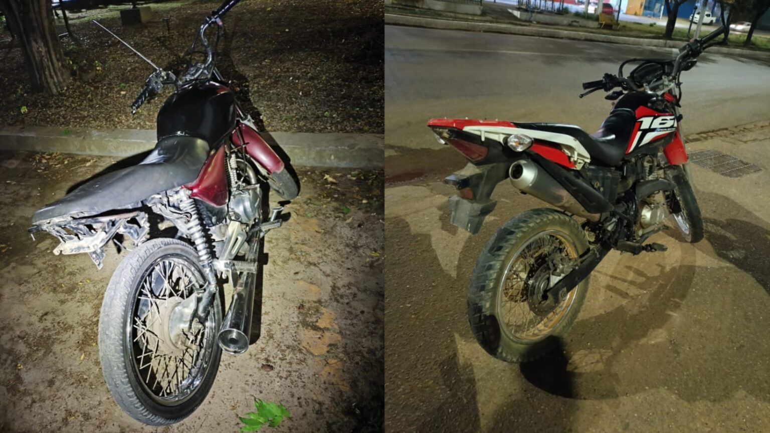 Polícia Militar recupera motocicletas furtadas e prende dois suspeitos em Parauapebas