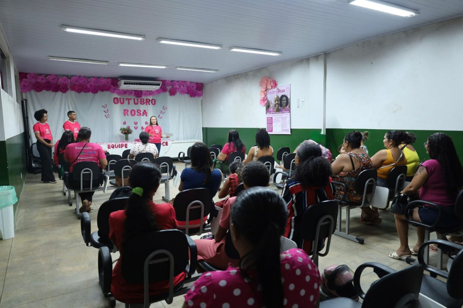 UBS Maria do Bico Doce realiza ações do Outubro Rosa em Marabá