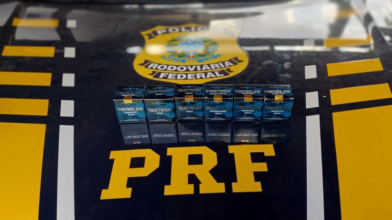 PRF apreende anabolizantes em ônibus que saiu de Marabá com destino a Santarém