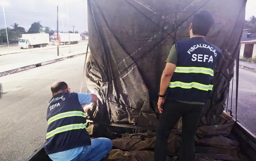 Sefa apreende carga de R$ 895 mil em equipamentos elétricos no Pará