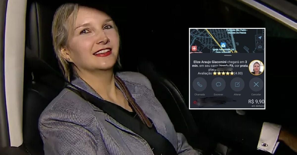 Elize Matsunaga vira motorista de aplicativo com 5 estrelas