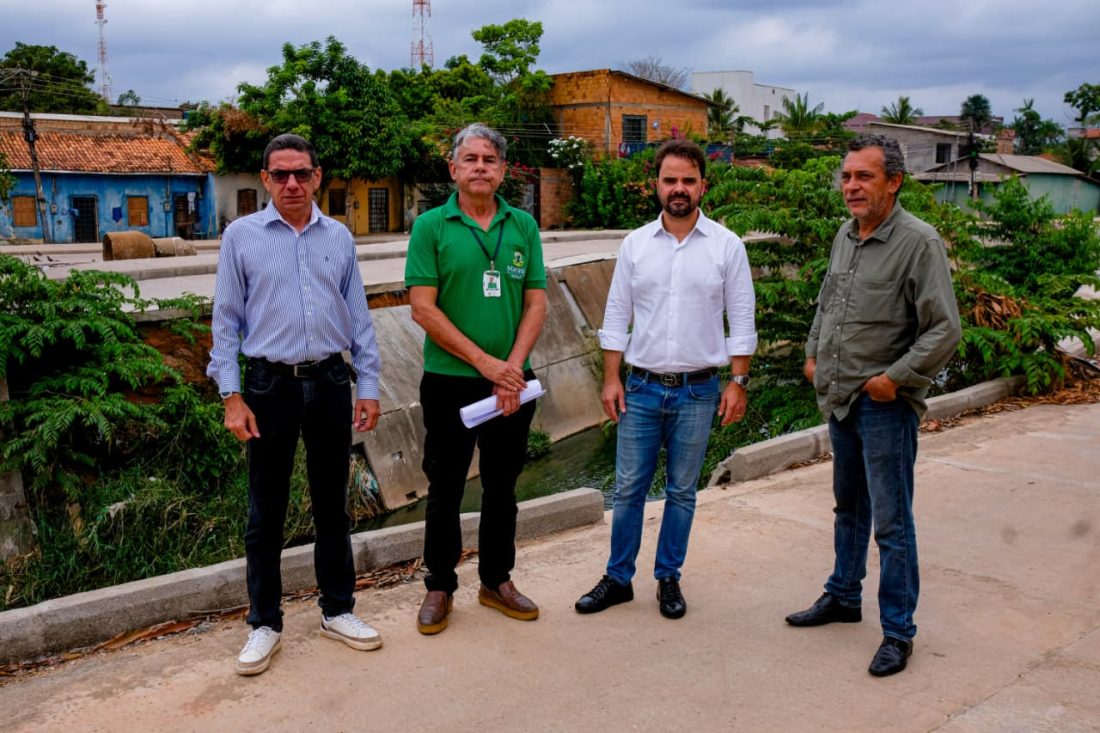 Comitiva da prefeitura vistoria Grota para determinar ações emergenciais para o inverno em Marabá