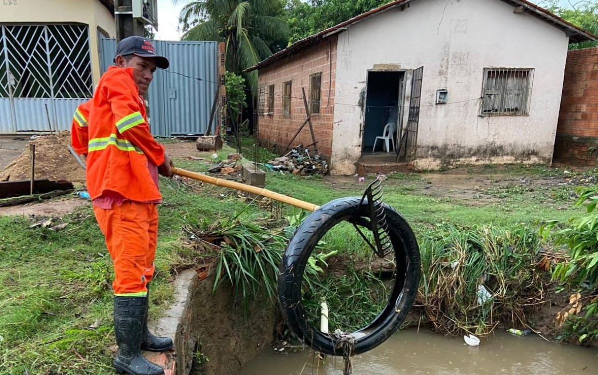 Chuva intensa expõe novamente os efeitos do lixo e da ocupação irregular em Marabá