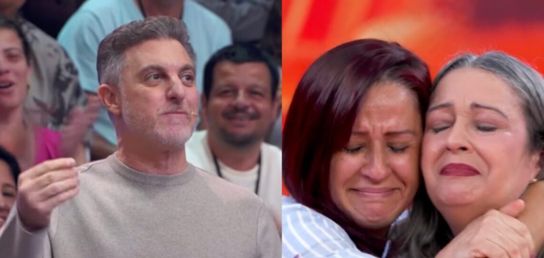 Luciano Huck promove reencontro de paraenses após 15 anos durante o Domingão
