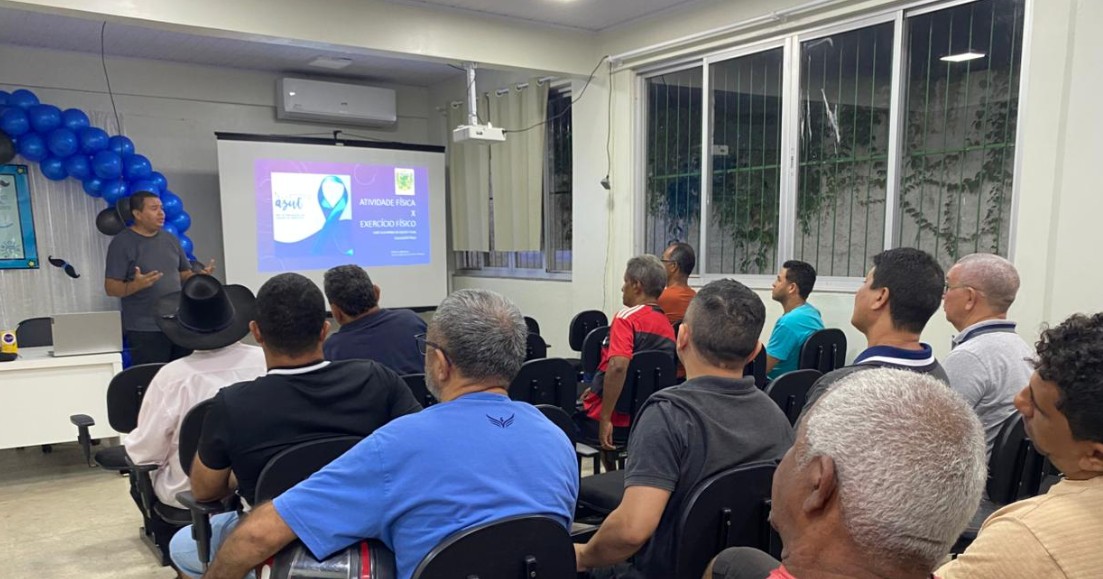 Novembro Azul leva saúde, acolhimento e horário estendido à USF Pedro Cavalcante.