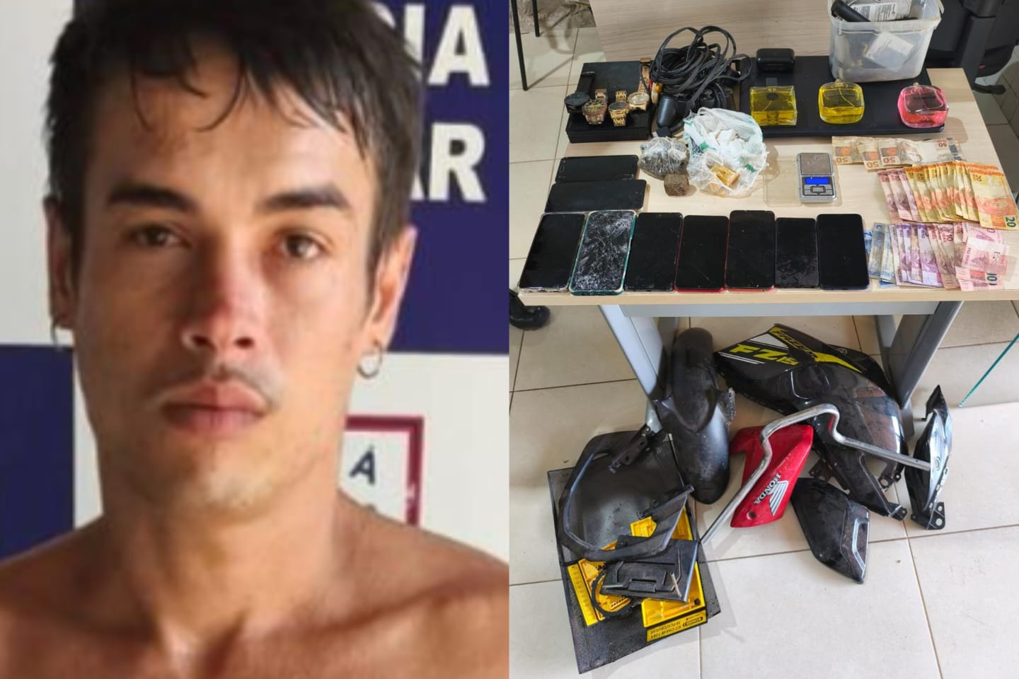 PM prende suspeito de vender drogas em Marabá