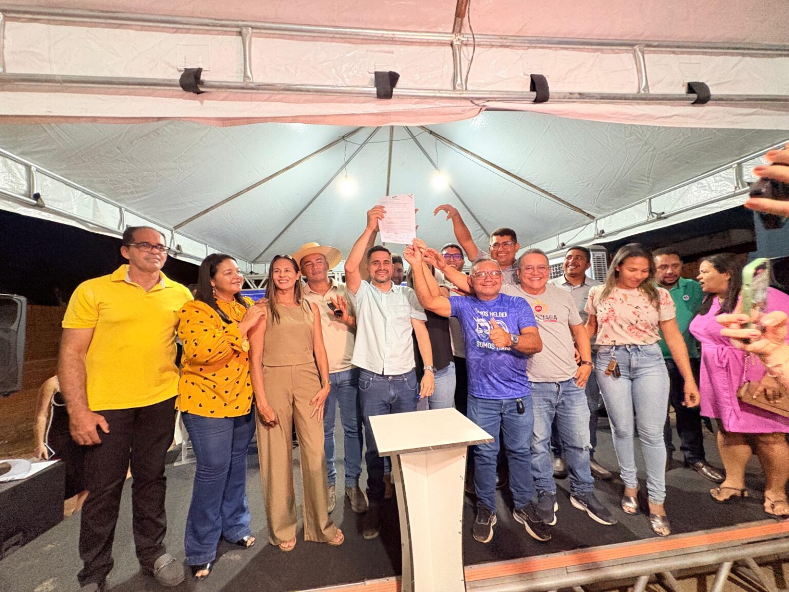 Prefeito assina ordem de serviço de praça e anuncia investimento na assistência social em Itupiranga