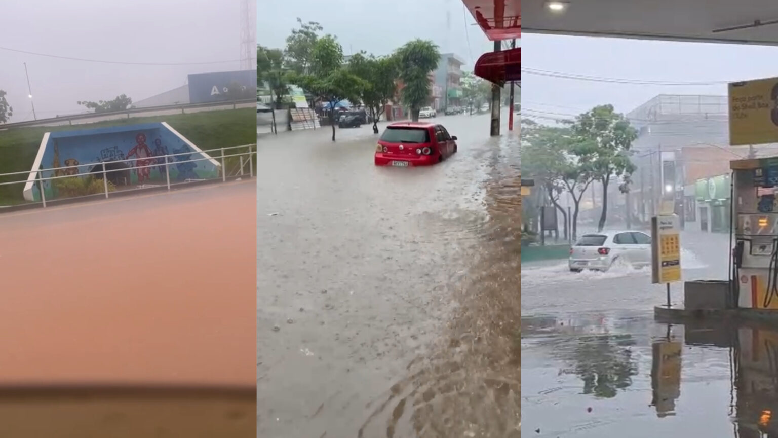 Marabá sofre com alagamentos após chuva forte; tempo deve seguir fechado
