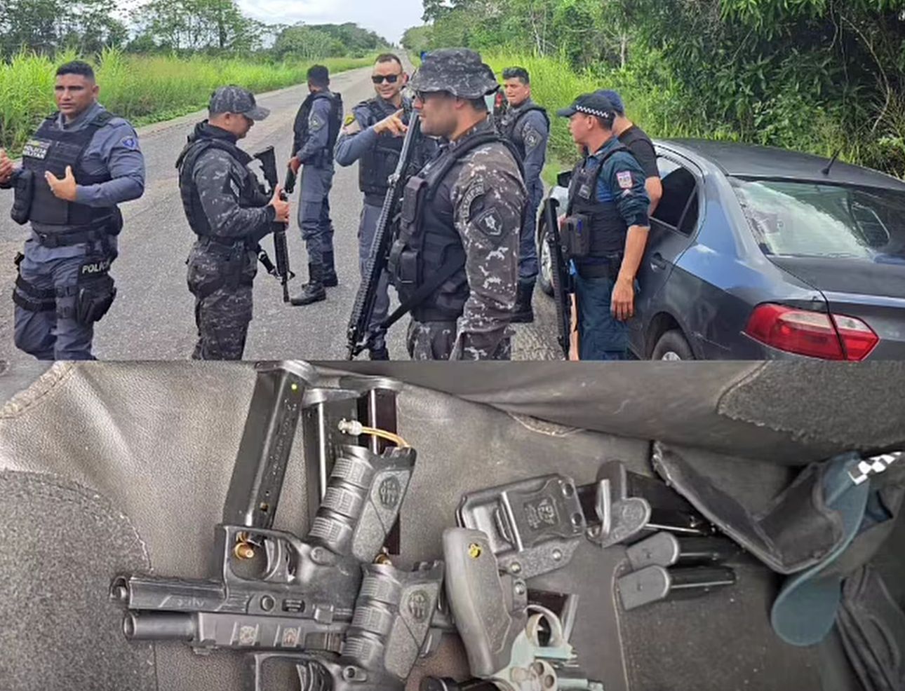 PMs do Pará são presos após sequestro e roubo na divisa com o Maranhão