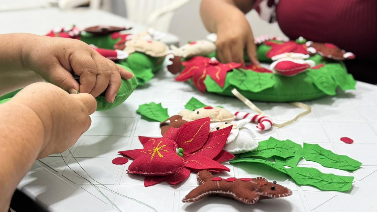 Prefeitura de Parauapebas fortalece autonomia com curso de decoração natalina no Cras