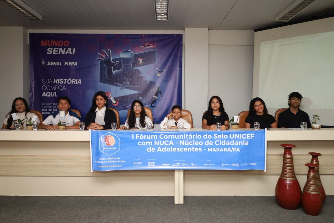 Marabá realiza 1º Fórum Comunitário do Selo Unicef com protagonismo de crianças e adolescentes