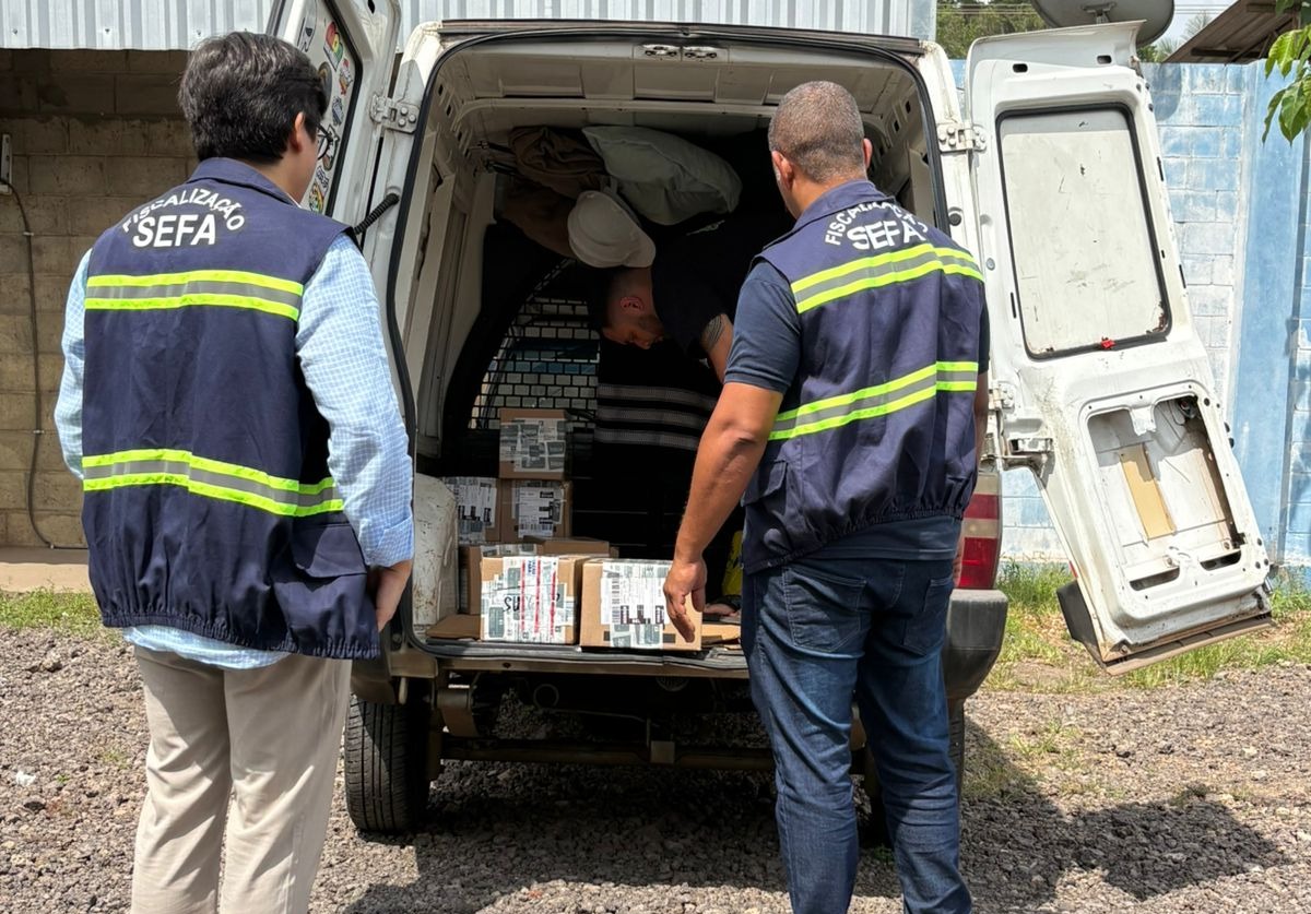 Sefa apreende carga de revestimentos cerâmicos em Marabá