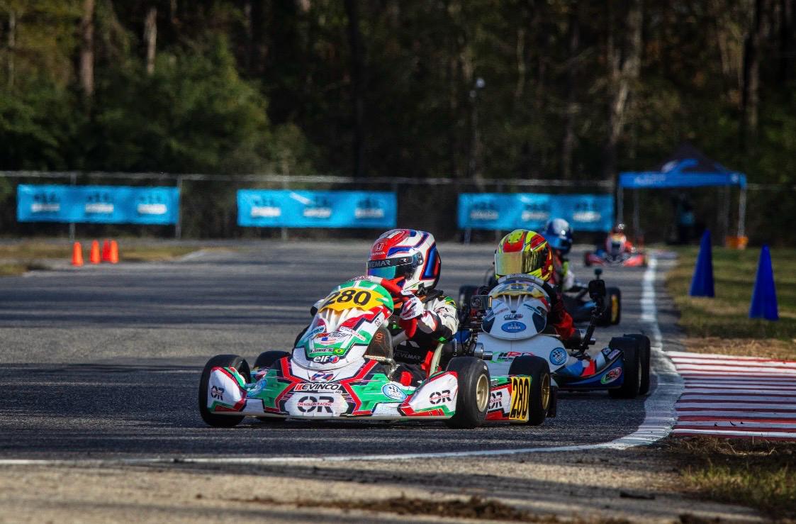 Piloto marabaense fica no top-10 em desafio internacional de kart nos Estados Unidos
