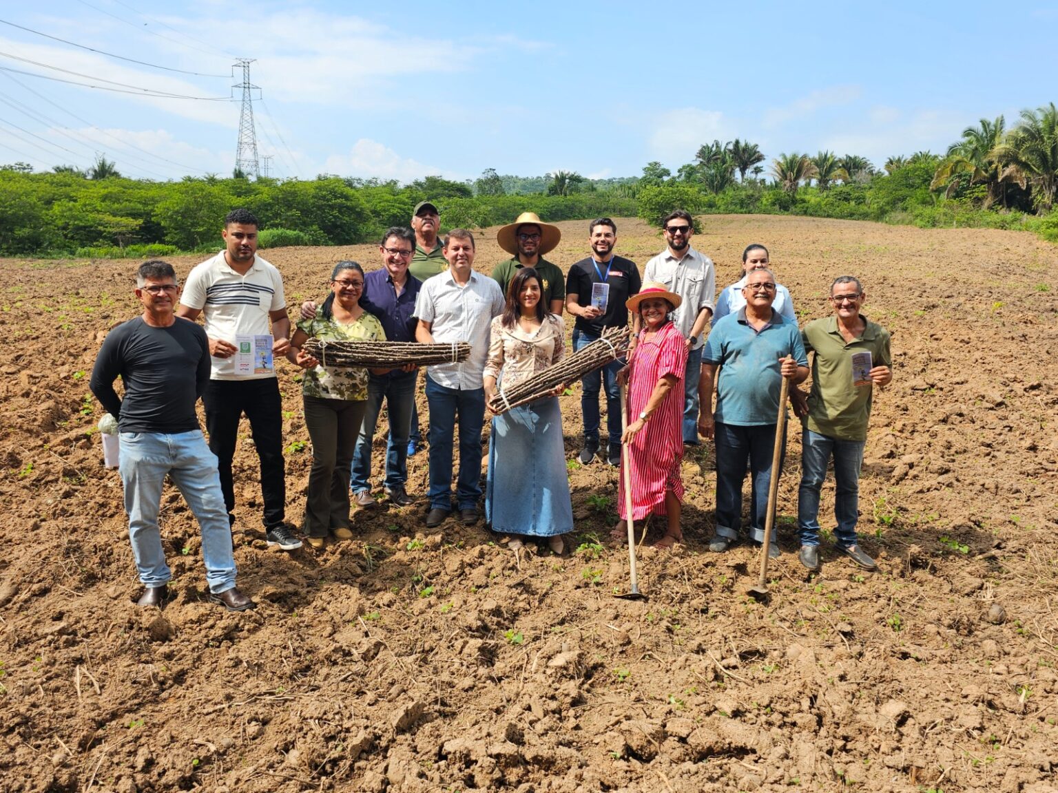 MPPA e parceiros entregam 60 mil manivas de mandioca para agricultores de Parauapebas