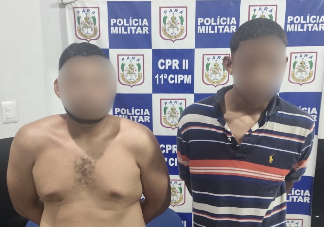 Polícia Militar prende dupla por tráfico de drogas durante ação em Rondon do Pará