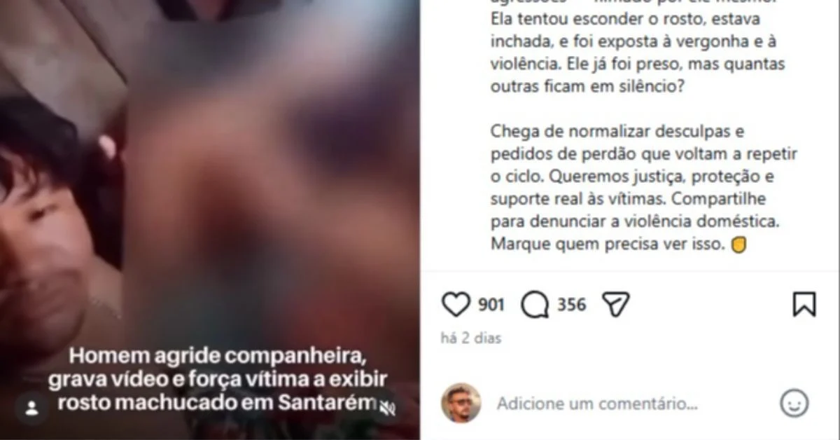 Agressor grava e divulga violência contra mulher nas redes sociais no Pará