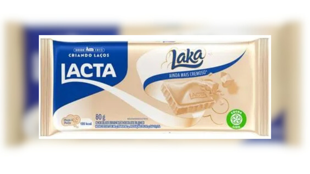 Anvisa manda retirar lote de chocolate Laka do mercado após falha grave na rotulagem