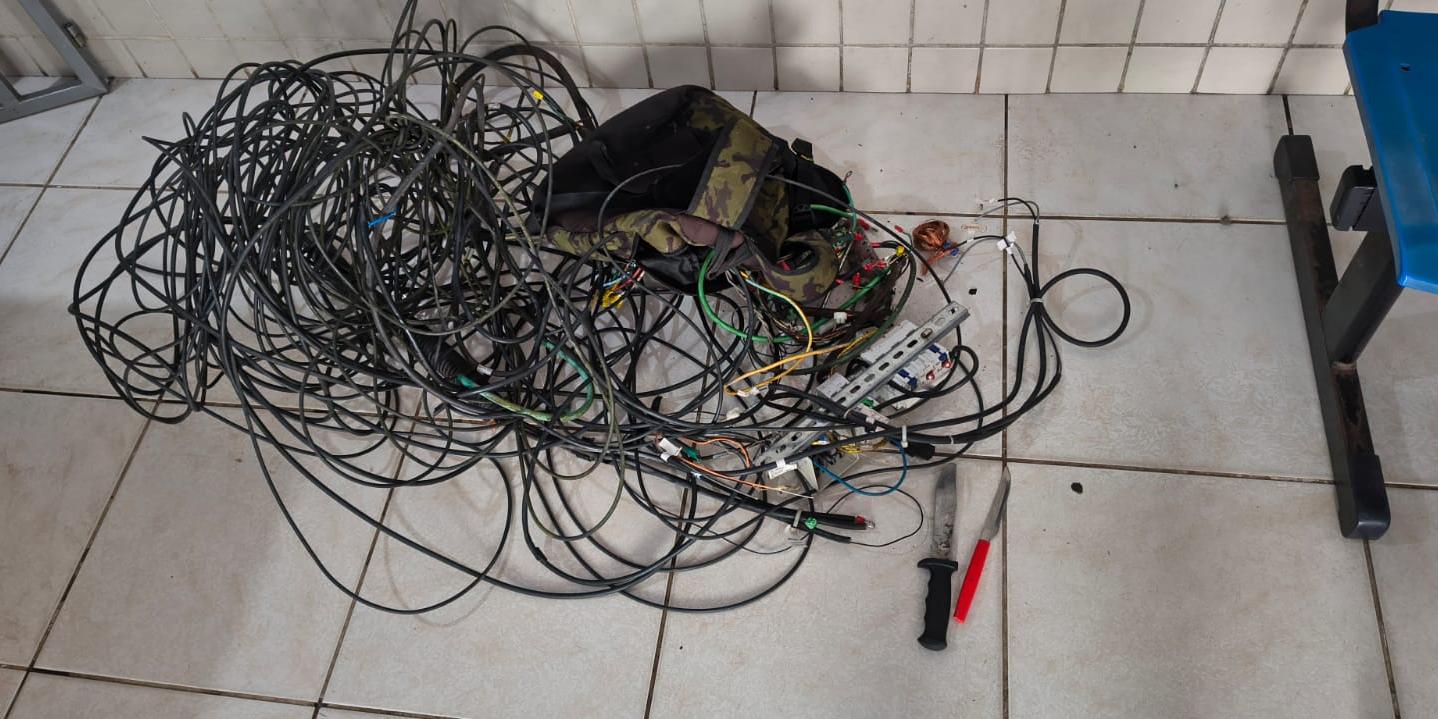 Homem é preso em flagrante por furto de cabos em torre de telefonia no Pará