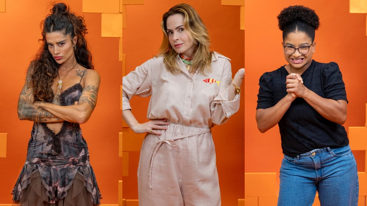 BBB26: Ana Paula, Aline e Milena formam o primeiro paredão