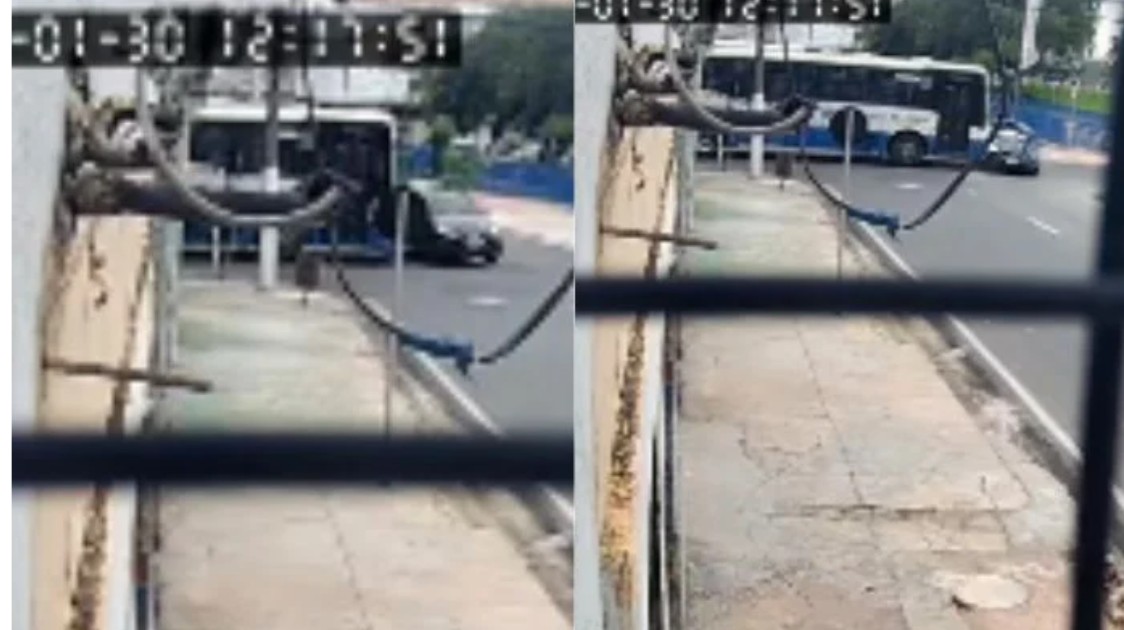 Motorista fica preso às ferragens após colisão com ônibus no Pará