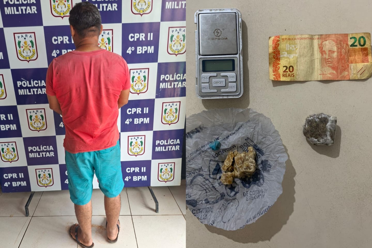 Homem é preso com crack e motocicleta adulterada em Marabá