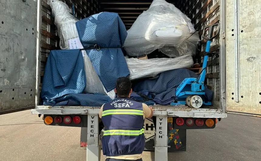Equipamentos de ginástica são apreendidos pela Sefa em Dom Eliseu