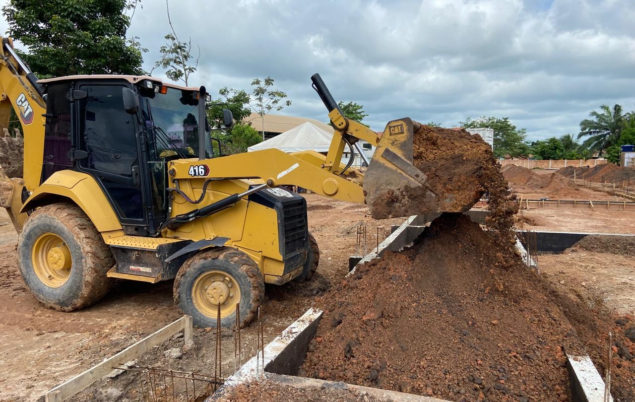Prefeitura avança na construção da Escola Municipal Fé em Deus em Marabá