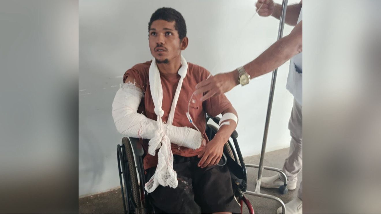 Homem tenta fugir da polícia, cai de telhado e acaba preso em Marabá
