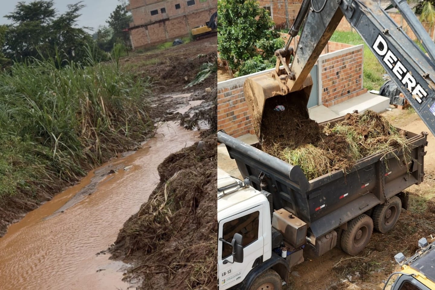 Prefeitura de Parauapebas realiza limpeza e desobstrução de canais no bairro Califórnia